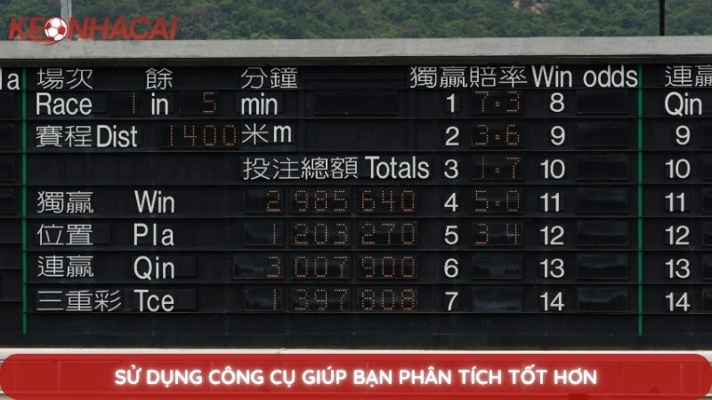 Kèo running - Kinh nghiệm bắt kèo rung hiệu quả khi trận đấu diễn ra 4 Sử dụng công cụ giúp bạn phân tích tốt hơn